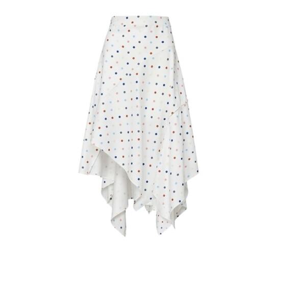 N12H White Polka Dot Wonderland Skirt Size Small NWT - Picture 6 of 6